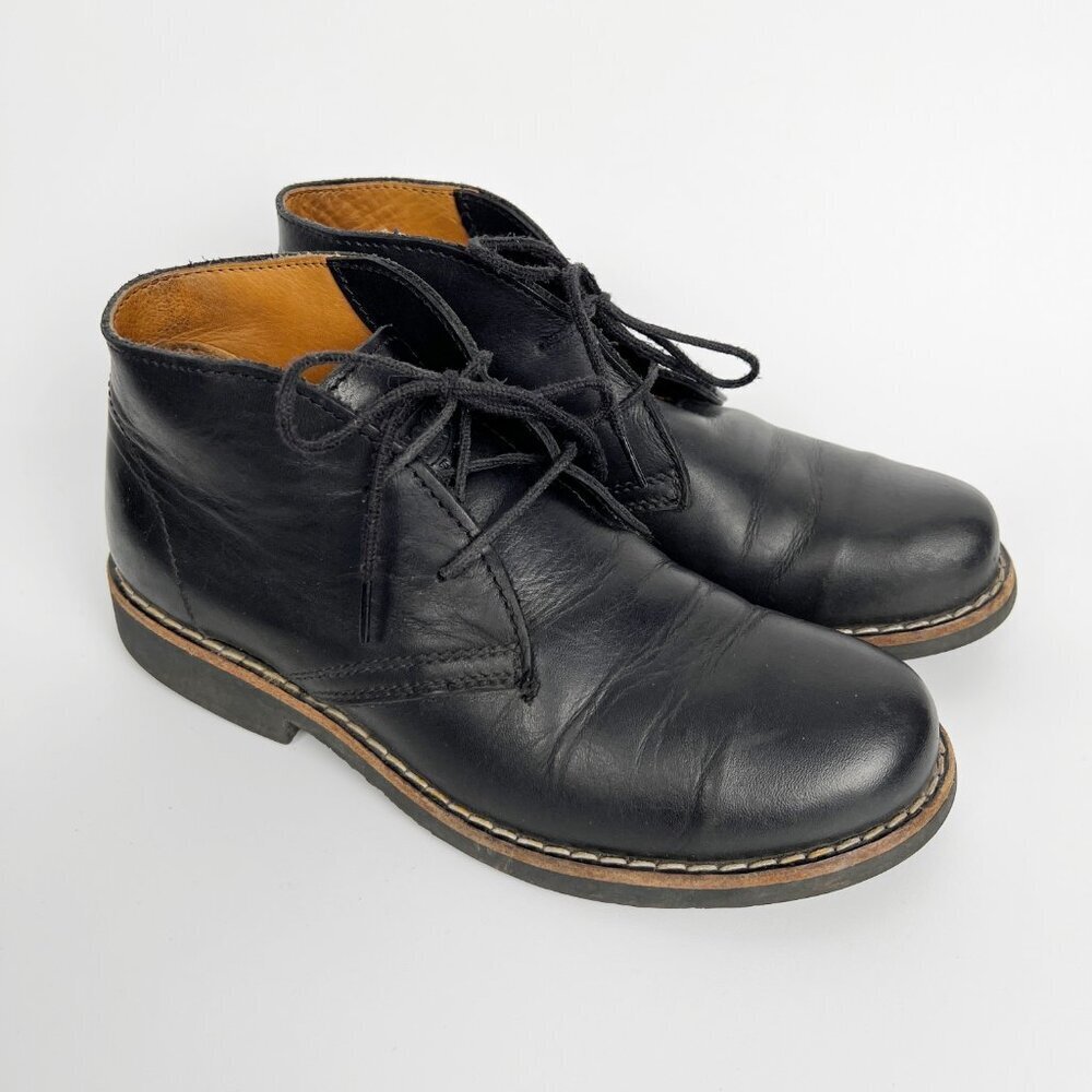 Vintage Roots Leather Short Lace Up Chukka Desert Boots Made In Canada Canadian - Picture 2 of 7
